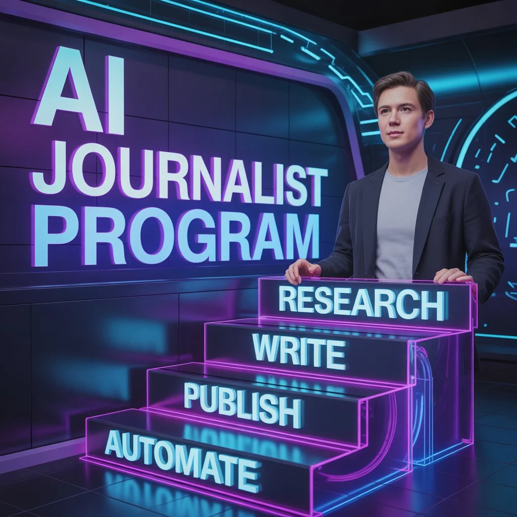 AI Journalist Program – training for modern writers using AI and automation